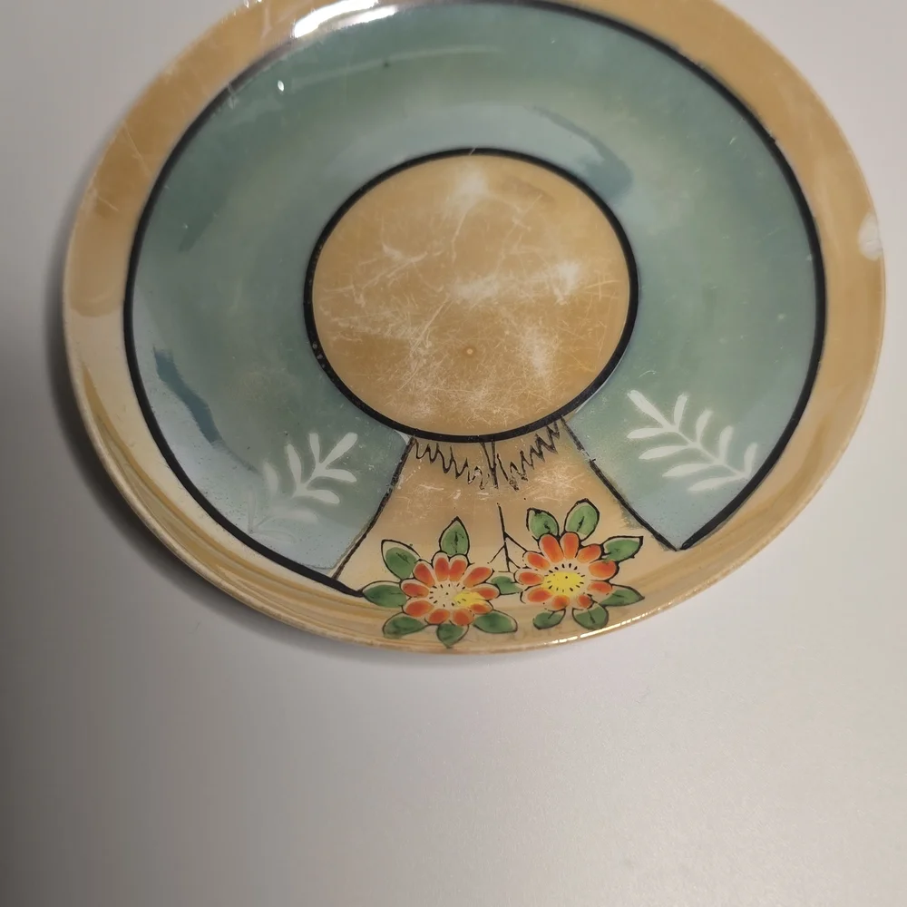 Floral Mug and Plate Set